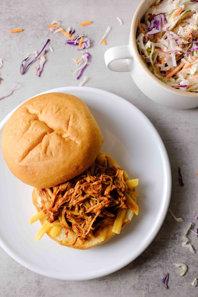 easy bbq pulled chicken slow cooker​ recipe