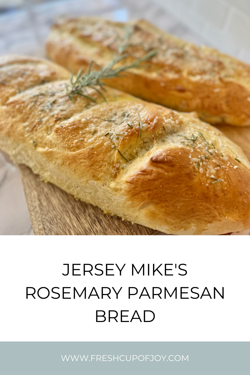 Rosemary Parmesan Bread Jersey Mike's Copycat Recipe Fresh Cup of Joy