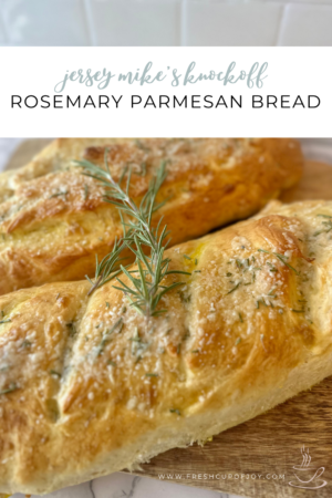 Rosemary Parmesan Bread: Jersey Mike's Copycat Recipe - Fresh Cup of Joy