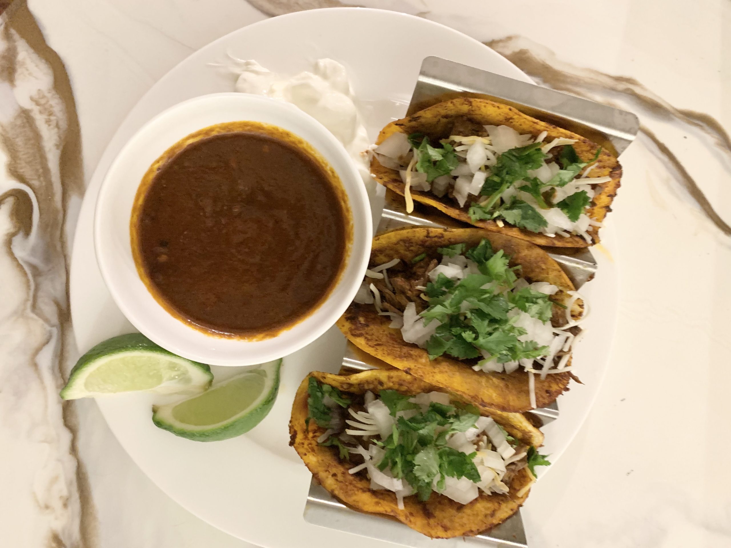 slow cooker burria tacos