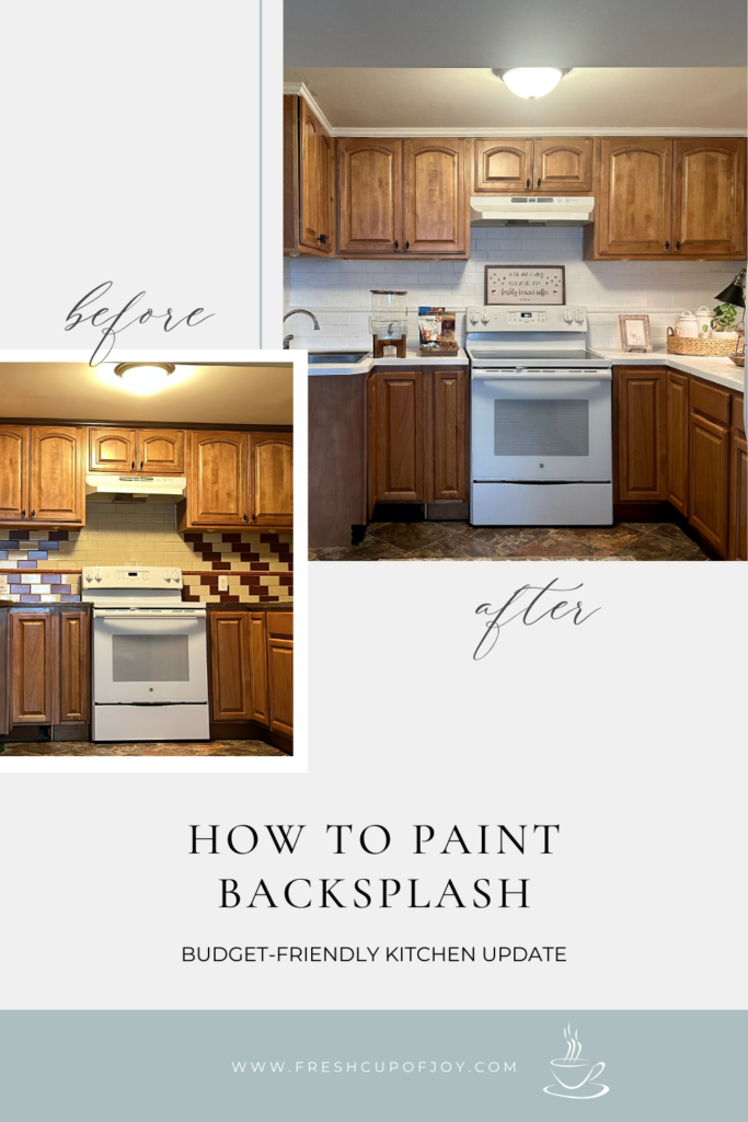 how to paint backsplash
