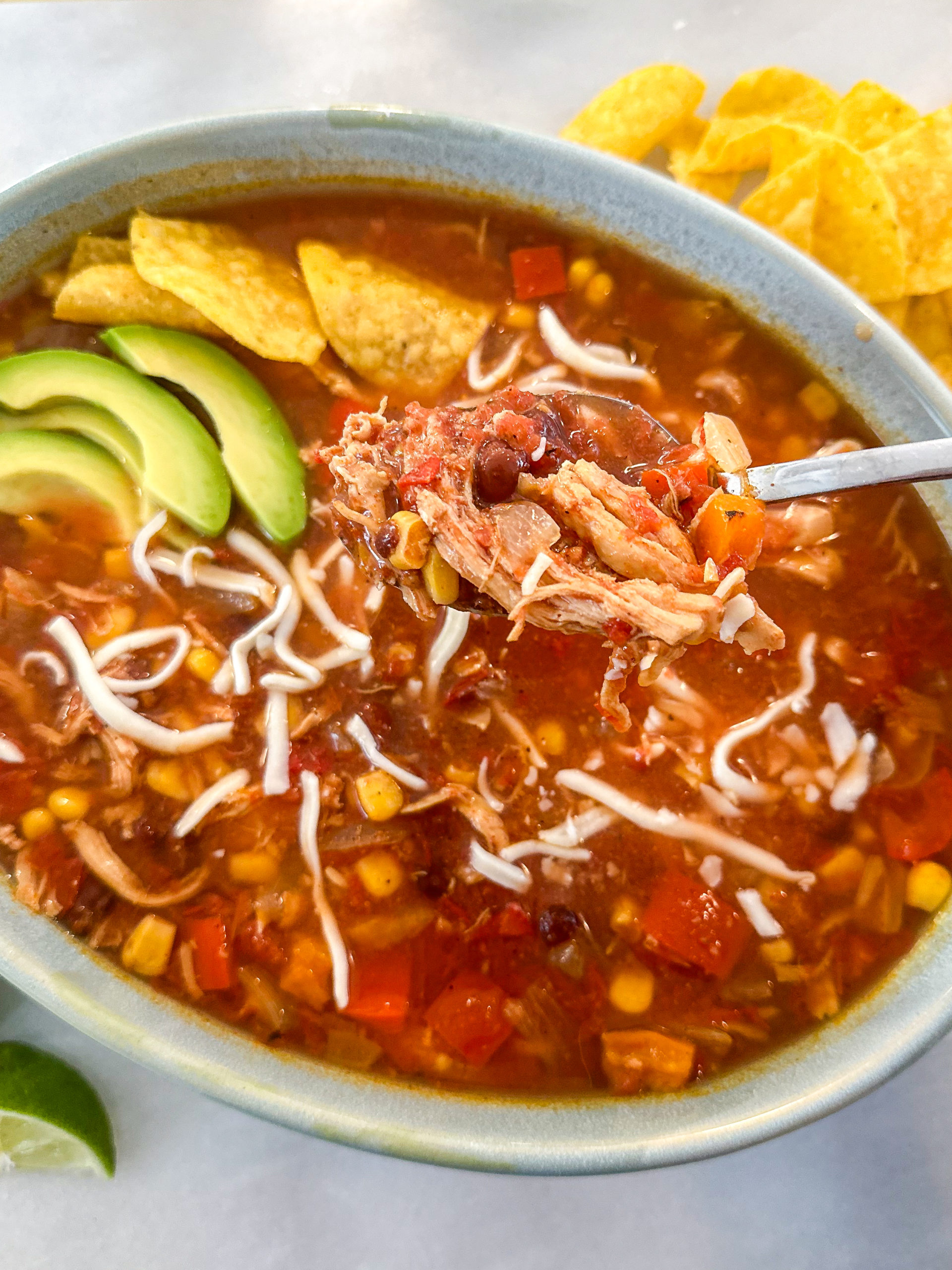 Slow Cooker Chicken Tortilla Soup Fresh Cup of Joy