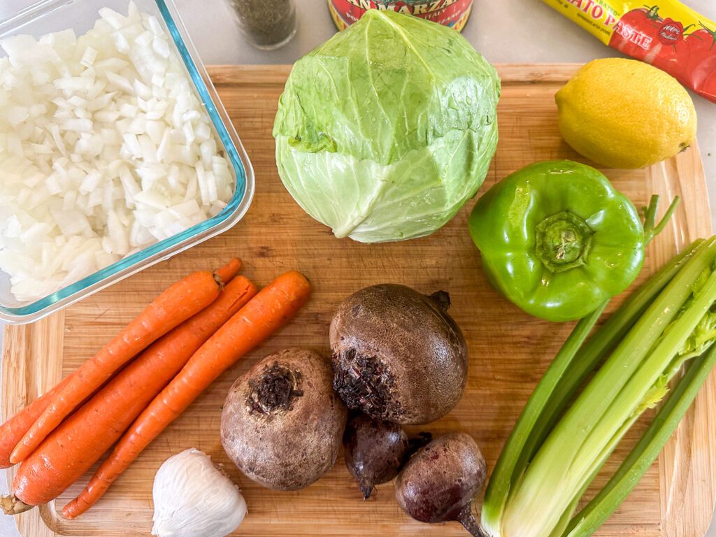 Borscht recipe ingredients