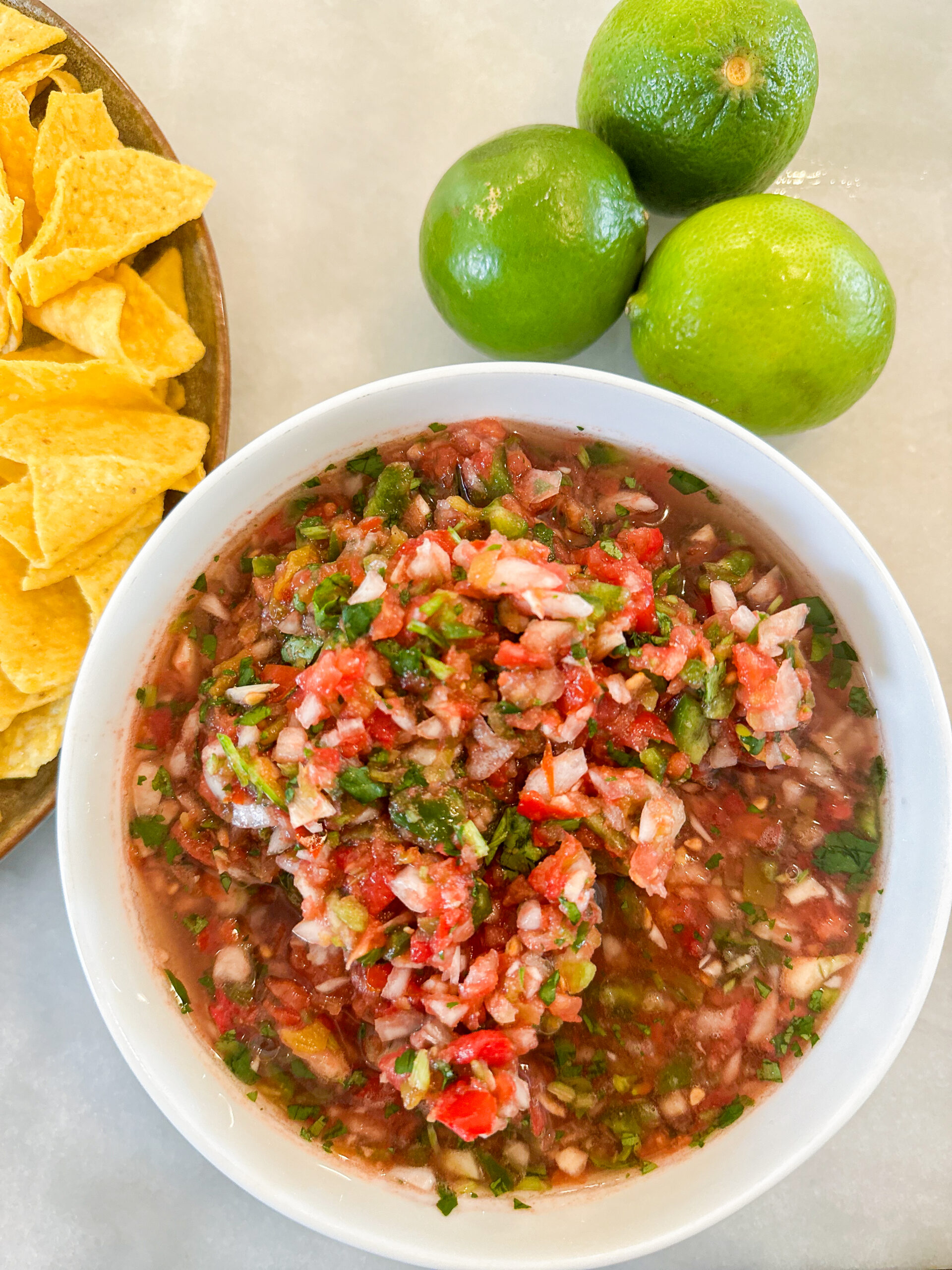 homemade salsa recipe with fresh tomatoes