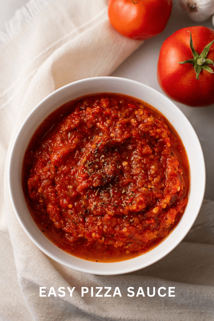 how to make pizza sauce with fresh tomatoes