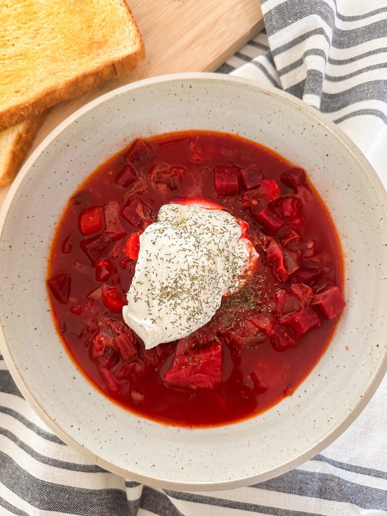 Borscht recipe
