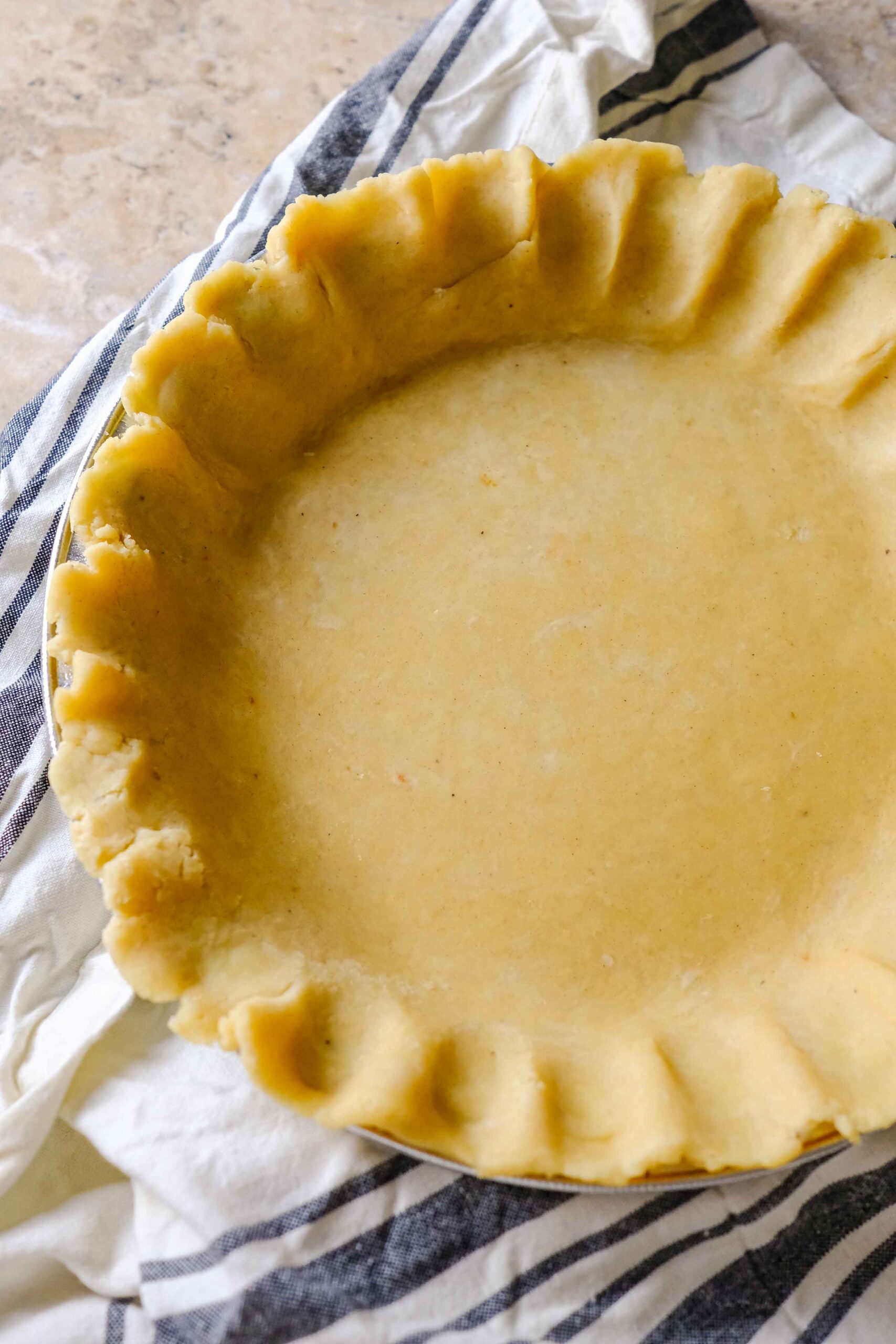 easy pie crust recipe by hand without shortening​