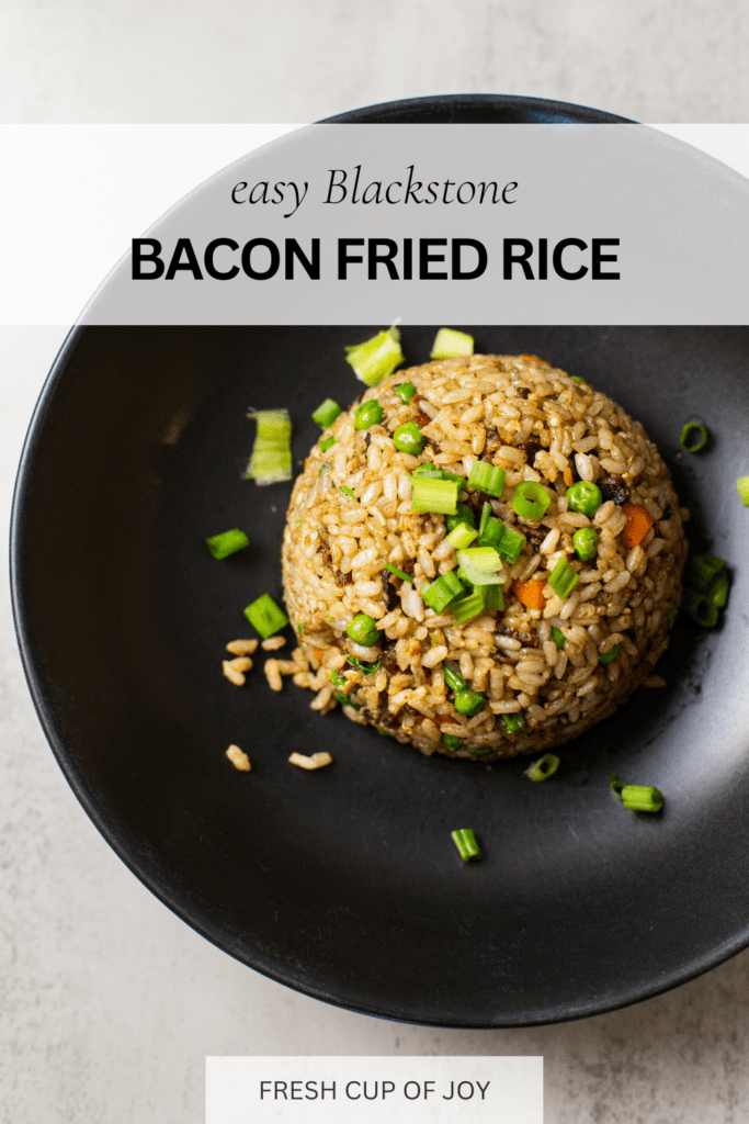 blackstone bacon fried rice 