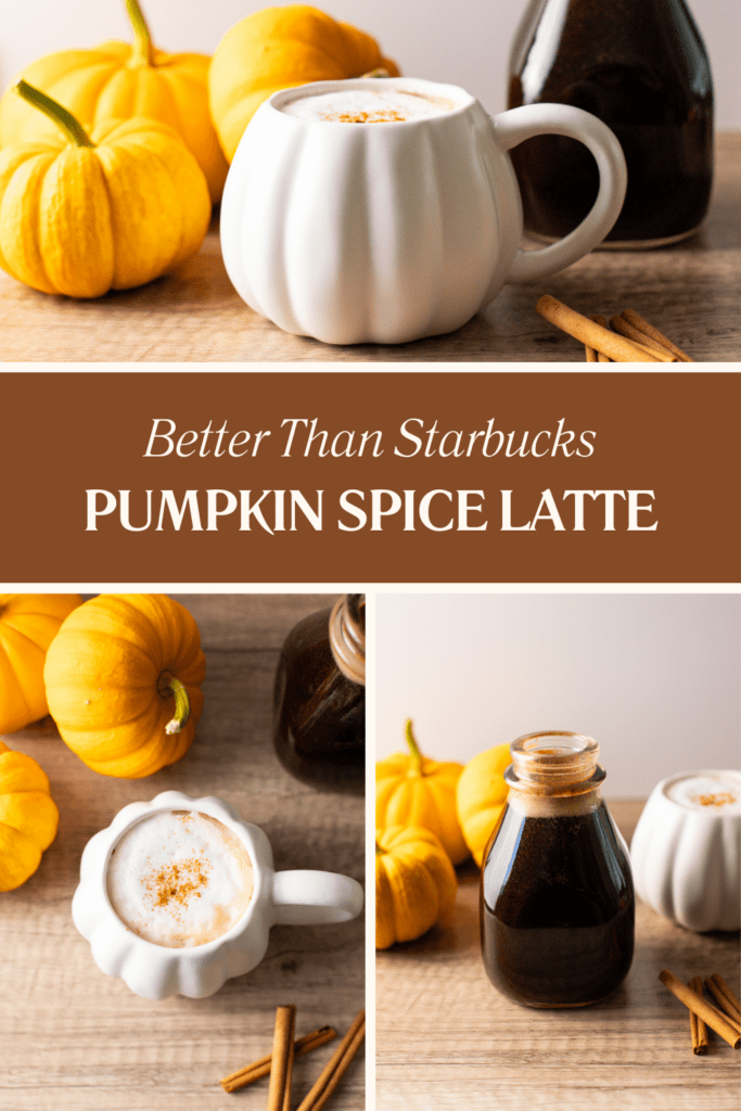 homemade pumpkin spice latte recipe