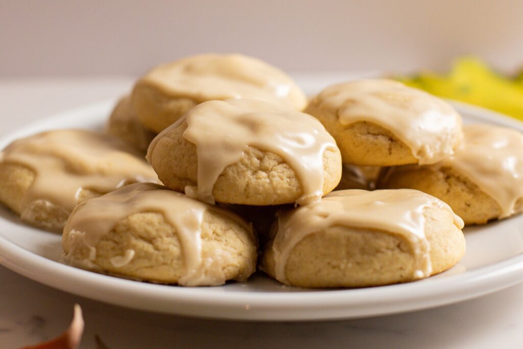 holiday cookies on plate