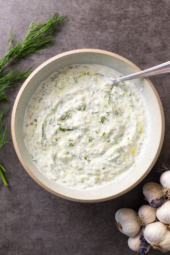 healthy homemade tzatziki sauce recipe