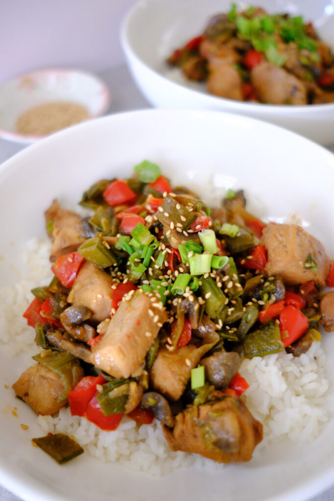 chicken stir fry with honey garlic sauce