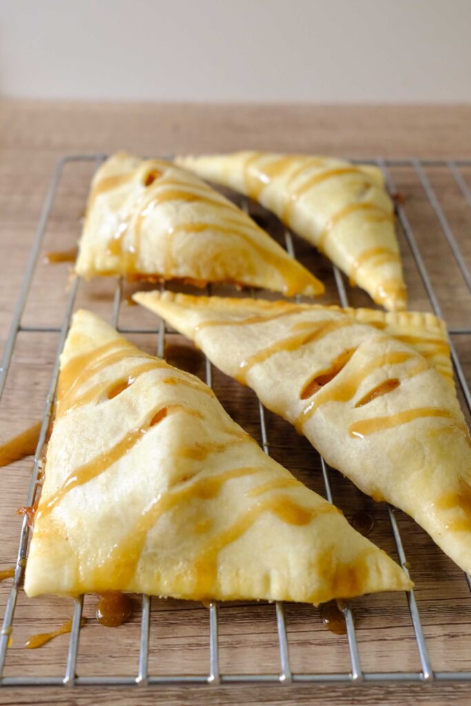 recipe for apple turnovers using pie crust​
