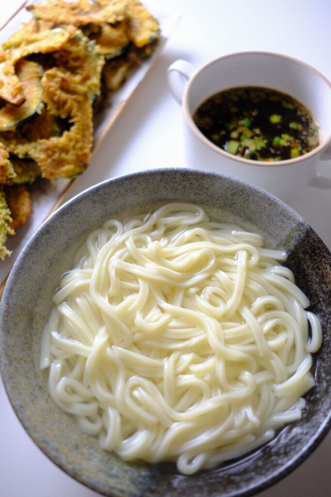 Simple kamaage udon recipe with traditional Japanese dipping sauce – Marugame-inspired udon