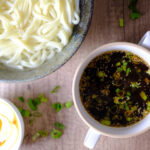 Simple kamaage udon recipe with traditional Japanese dipping sauce – Marugame-inspired udon