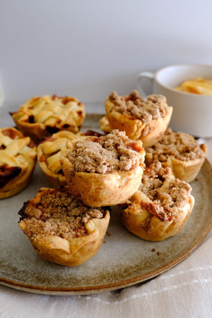 dutch apple mini pies
stacked up