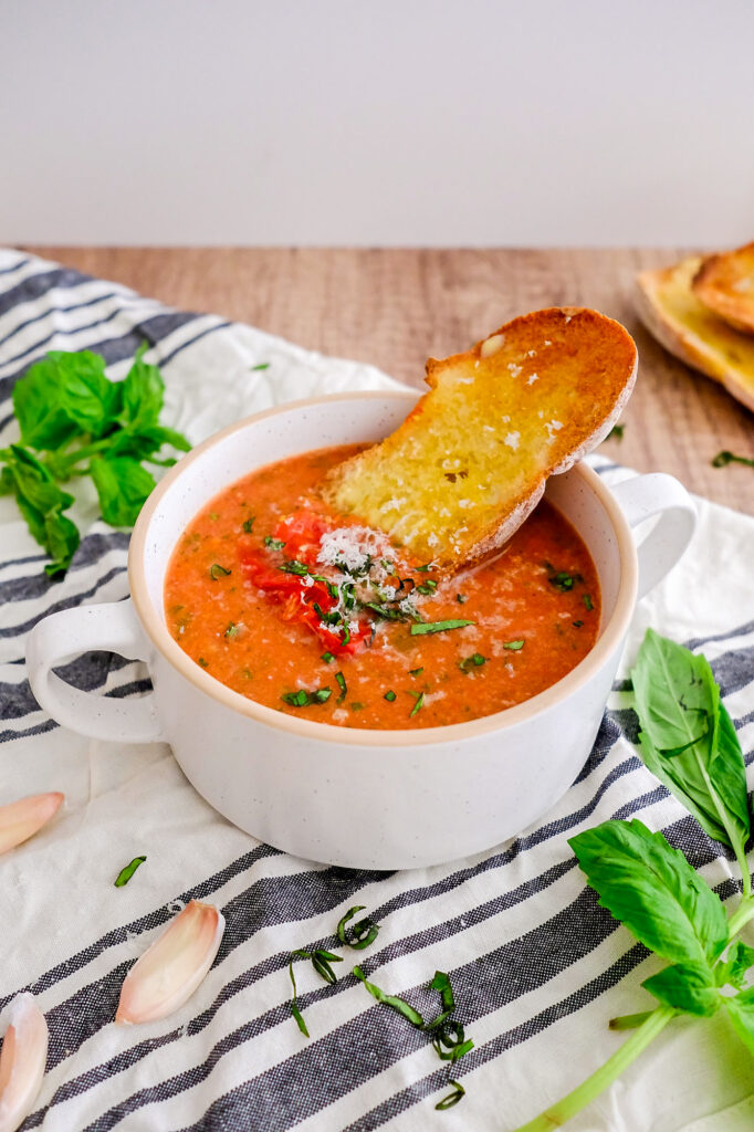 roasted tomato basil soup recipe