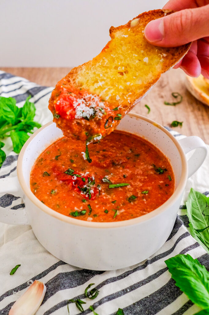 roasted tomato basil soup recipe