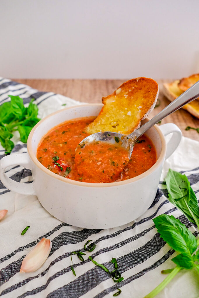 roasted tomato basil soup recipe