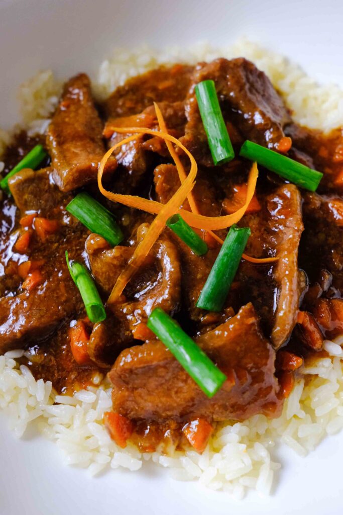 mongolian beef slow cooker meal