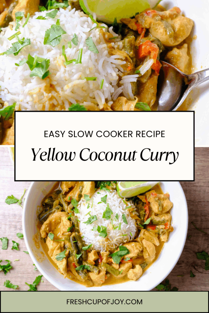 slow cooker yellow chicken curry
