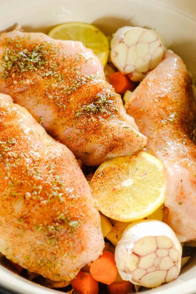 baking chicken breast in dutch oven​