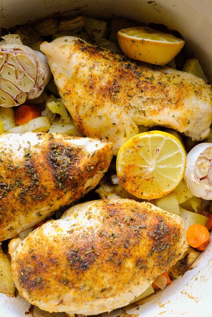 dutch oven chicken breast recipes​ with vegetables