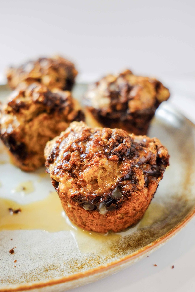 high protein cottage cheese cinnamon roll muffins recipe