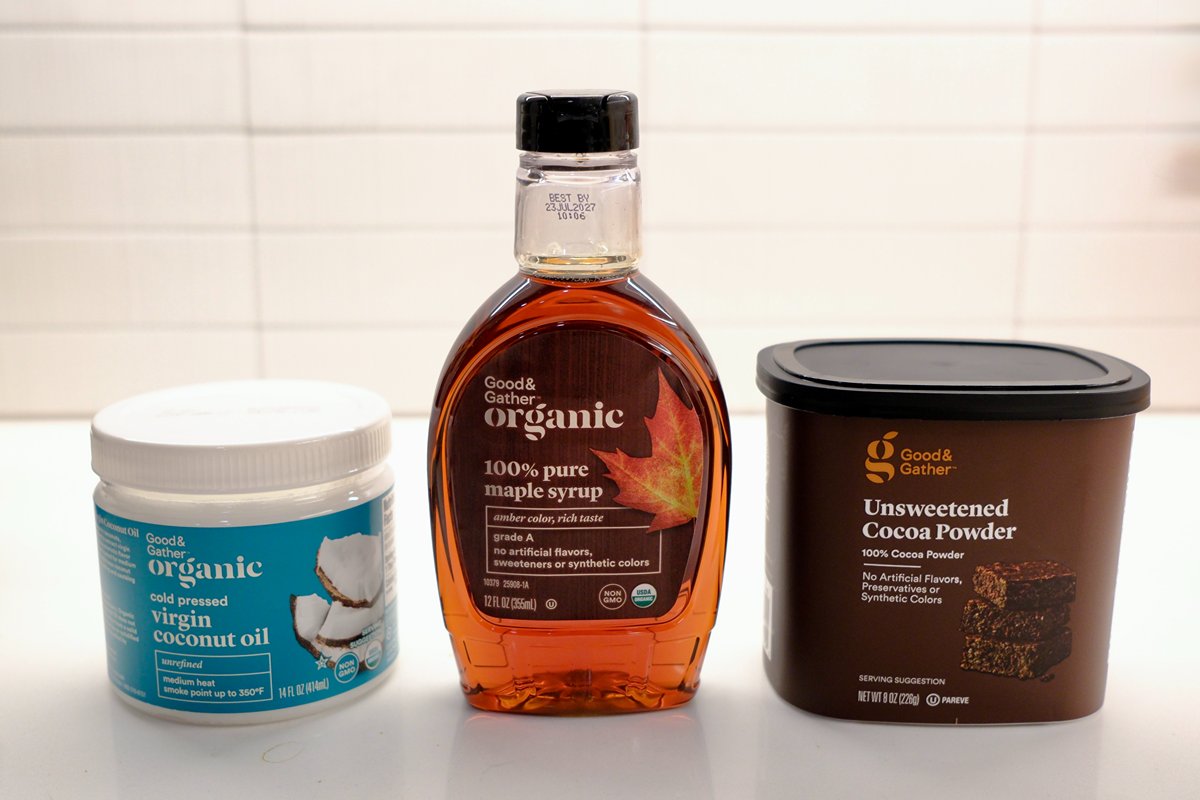 ingredients to make chocolate at home