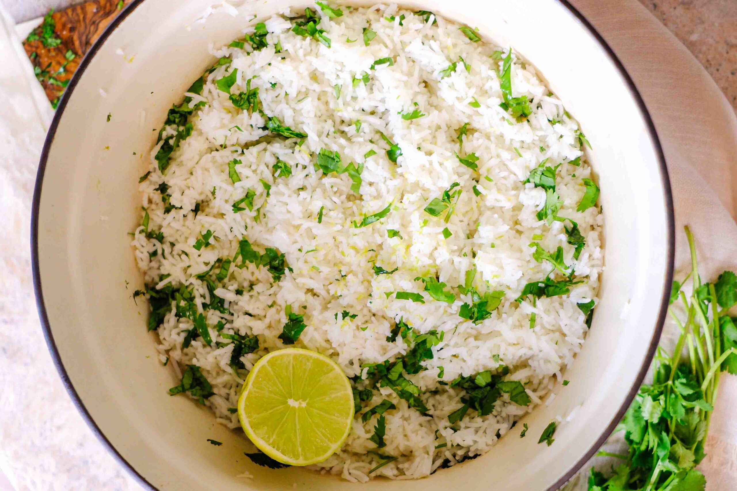 copycat chipotle cilantro lime rice​