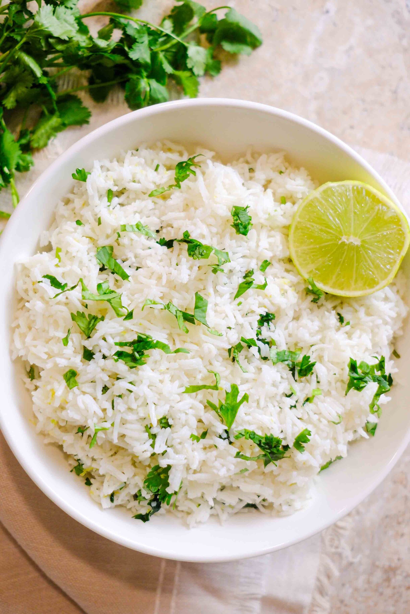 the process for how to make chipotle cilantro lime rice​